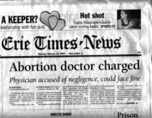 Abortion doctor charged