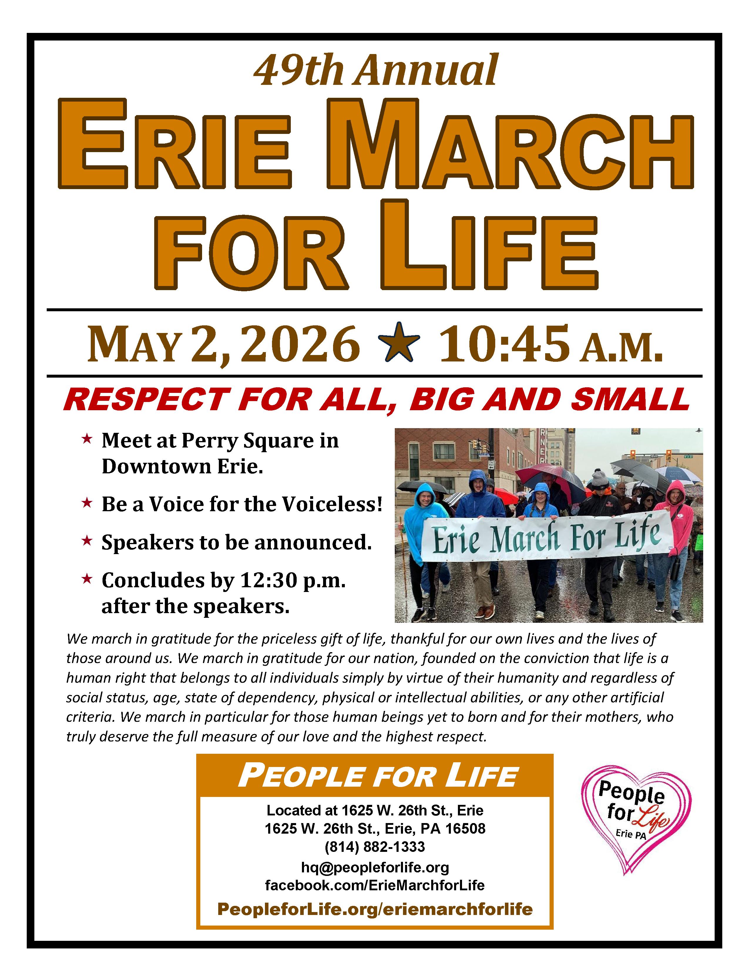 Pro-Life Breakfast Poster