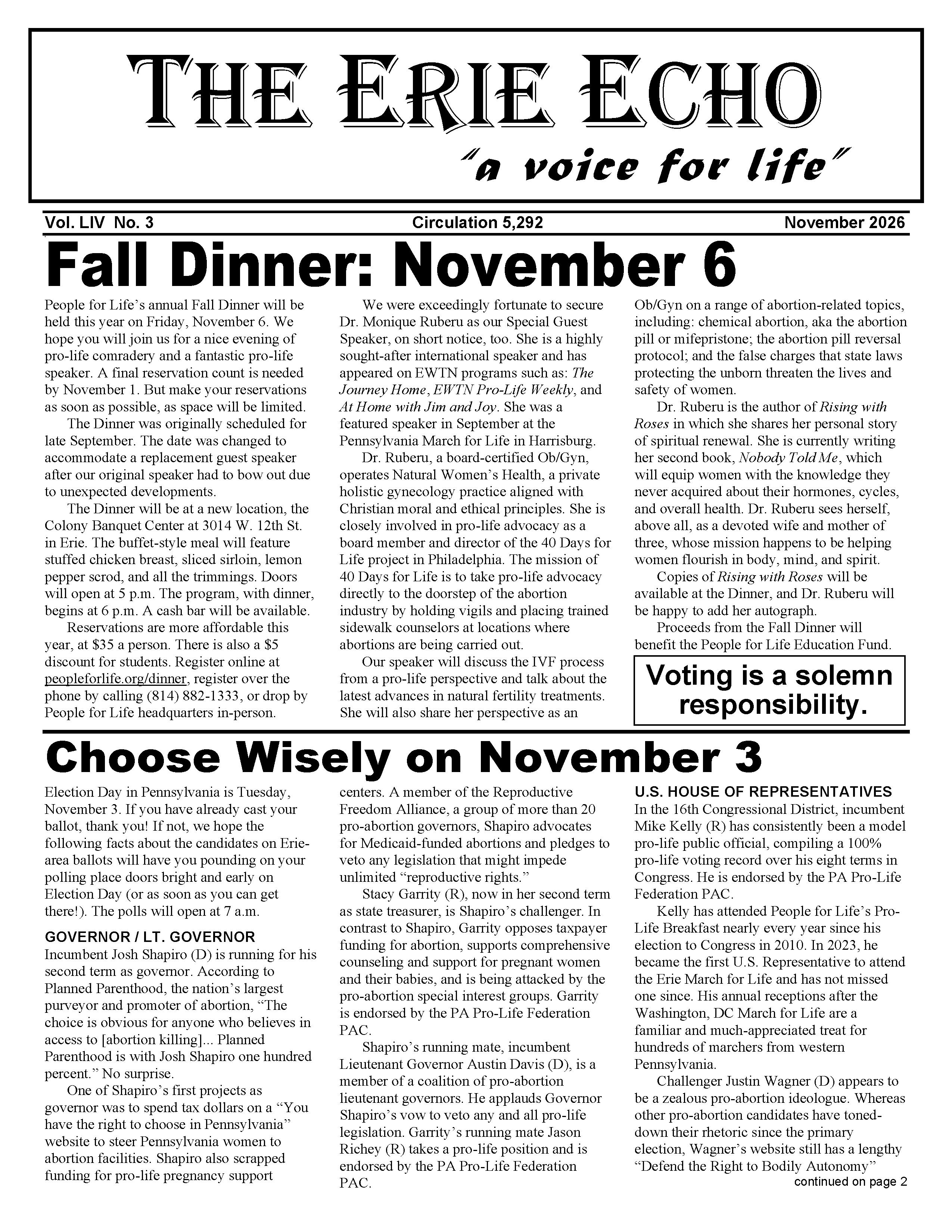 Erie Echo May 2026